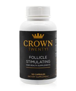 Crown Follicle Stimulating Hair Supplements - DHT Blocker (120 Capsules)