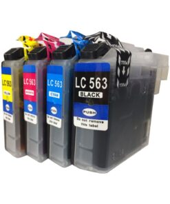CT Compatilbe Brother LC563 Black & Colour - Cyan, Magenta & Yellow Ink