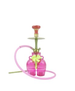 Custom Sexy Ass Led Light Pink Hookah Set