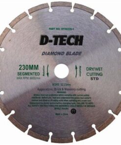 D-Tech Diamond Blade Segmented Std. 230x22.23mm