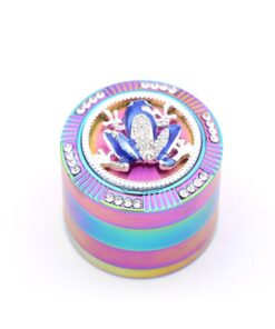 DaMa Dry Herb Grinder Weed Crusher 4 Stage - 52mm Zirconia - Bull Frog