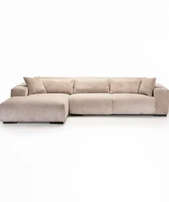 CATERINA FABRIC CORNER CHAISE Left - Platinum