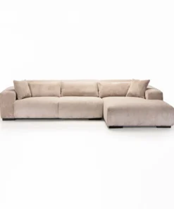 CATERINA FABRIC CORNER CHAISE Right - Platinum