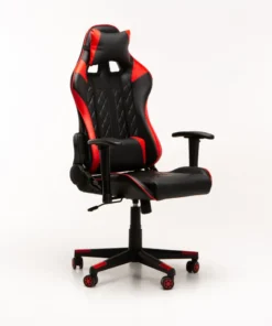 HIGHBACK LUXURY GAMING CHAIR AH594 -Black/Red