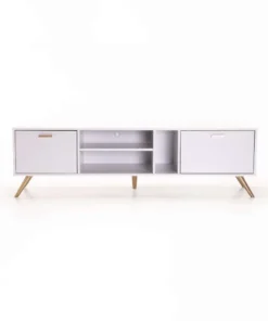 LENA 160cm 2 DOOR TV UNIT - White