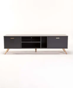 LENA 160cm 2 DOOR TV UNIT - Grey