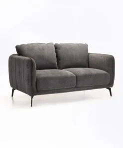LINA FABRIC 2 SEATER COUCH - Grey