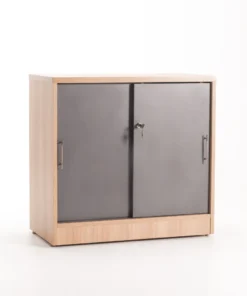 LOGO 2 DOOR CABINET - Oak