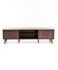 LYLA 160cm 2 DOOR TV UNIT - Walnut