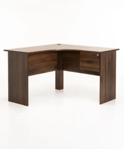 SOHO 120cm 2 DRAWER CORNER DESK - Walnut