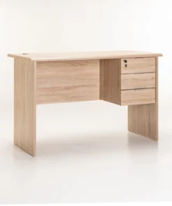 SOHO 120cm DELUXE 3 DRAWER DESK - Light Oak