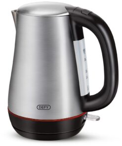 Defy - 1.7 Litre Stainless Steel Kettle - Silver