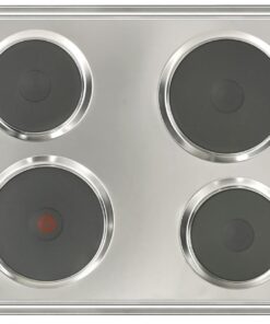 Defy 60CM Silver Slimline Solid No Control Panel Hob DHD333