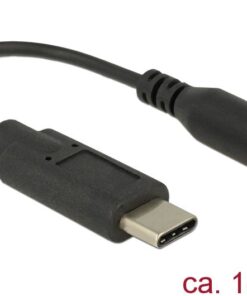 Delock Usb Type-C Male To Stereo Jack Female 14cm