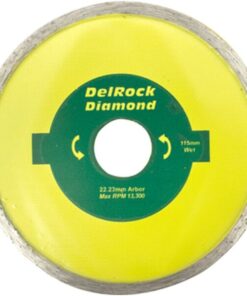 Delrock Diamond Blade 115mm Cont. Rim Delrock