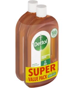 Dettol 2x750ml, Antiseptic Liquid, Twin Pack