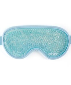 Dewy - Cooling Eye Mask / Spa Eye Mask for Puffiness & Migraines (Blue)