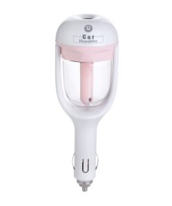 DHAO 12V Car Air freshener Humidifier Air Purifier Aroma Diffuser - Pink
