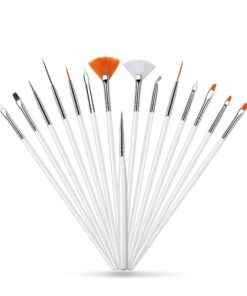 DHAO-15PCS Nail Art Design Painting Drawing Dotting Polish Brush Pen Kits