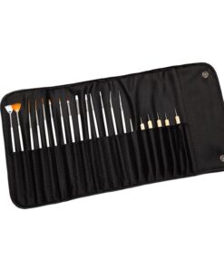 DHAO-20pc Nail Art Design Painting Detailing Brushes Dotter Tool Kit Set