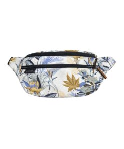 Diabetes Supplies Fanny Pack - White, Blue