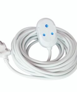Digitech Extension Cord 10 Heavy Duty 1.5mm 16A - White
