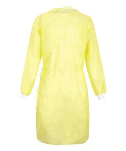 Disposable Isolation Gowns - Yellow - Large - 10's