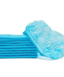 Disposable Mop-Caps Hair-Nets - Blue