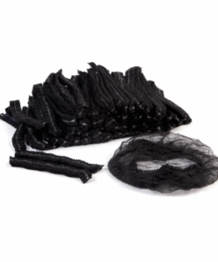 Disposable Mop Hats Black 100's