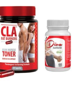 Diva Slimming Capsules & CLA Fat Burners Capsules Combination (60 of each)