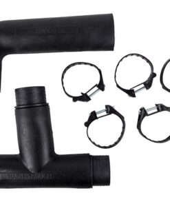 Double Bowl Rubber Sink Trap - 38 x 300mm