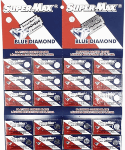 Double Edge Razor Blades Super-Max Blue Diamond 100 Pack