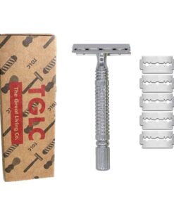 Double Edge Safety Shaving Razor Plus 5 Blades