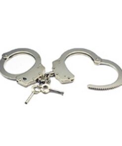 Double Lock Nickel Plated Handcuff + 2Keys