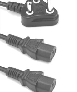 Double Output Kettle Cord PC Power Cable with Dedicated SA Plug