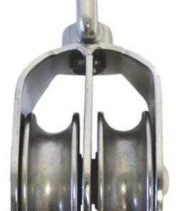 Double Swivel Pulley - Stainless Steel - 50mm Wheel