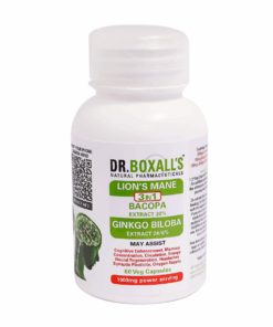 Dr Boxall's - Lion's Mane with Bacopa Monnieri and Ginkgo Biloba 60's