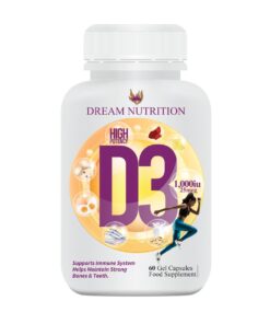 Dream Nutrition Vitamin D3 1000IU 60 Capsules