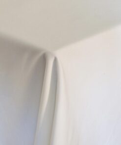 DSA - Polycotton White Tablecloth - 12 Seater