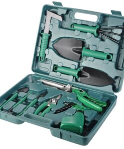 Durable Garden Tool Set with Storage Case - 10 Piece
