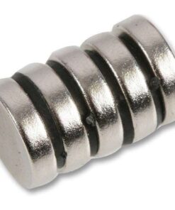 Duratool, Magnets, Button, Rare Earth, 12mm x 3mm, Pack of 6, D01767