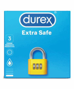Durex 12 x 3's, Bulk Condoms, Thicker Latex Condoms with Lube, Extra Safe