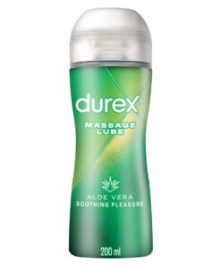 Durex 200ml, Play 2 in 1 Sensual Massage & Lubricant Gel, Aloe Vera - 1 Pack