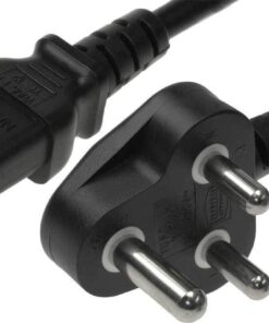 DW 1.5 Meter PC or HDTV Power Cable 3-Pin SA Electrical Plug to Kettle Cord