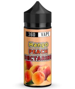 E Liquid Vape Juice - 360 Vape - Mango Peach Nectarine - (100ml) - 2.5mg