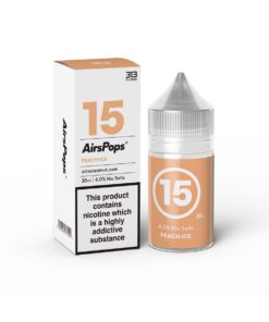 E-Liquids -Peach Ice - 30ml - 4% Nic Salts