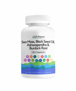 EA Pharma- Sea Moss, Ashwaganda, Black Seed Oil, Burdock Root Multimineral