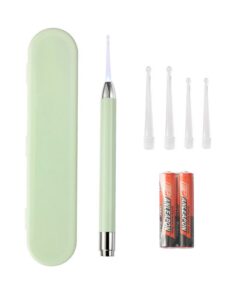 Ear Wax Removal Kit with LED Light, Reusable Wax Tools for Family