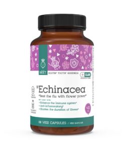 Echinacea 400mg (Purpurea Extract) Supplement Vegan 60 Vegi Capsules
