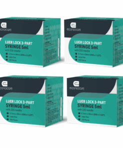 Econocare Syringe 5ml LL W/N 22G x 1.5